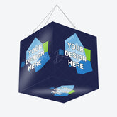 Lofaris Sky Tube Square Cube Hanging Banners for Trade Show